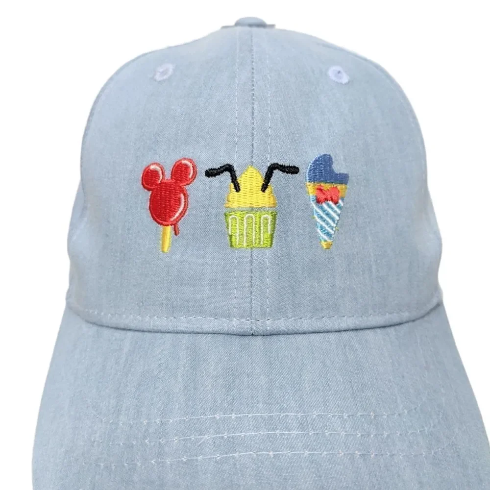 NWT DISNEY PARKS Dole Whip Treats Mickey Goody Donald Baseball Cap